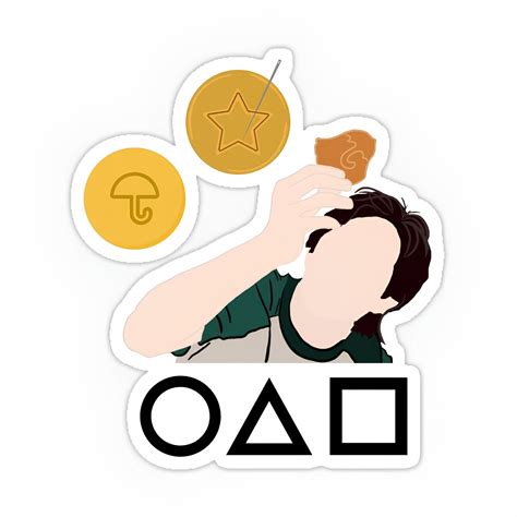 Squid Game Sticker-15 – Inkyprinty.in