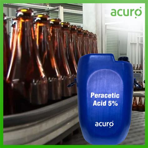 Peracetic Acid 5% Based CIP Chemical for Food, Dairy, Breweries