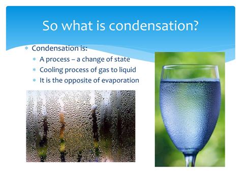 Condensation Process Explained 的图像结果