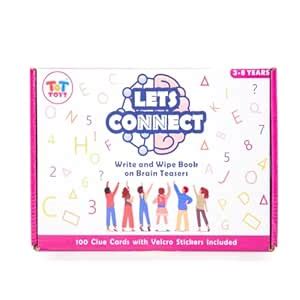 TOT Toy Lets Connect Reusable Montessori Activity Binder for Kids (3 ...