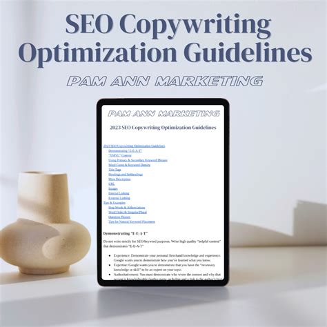 SEO Copywriting Optimization Guidelines