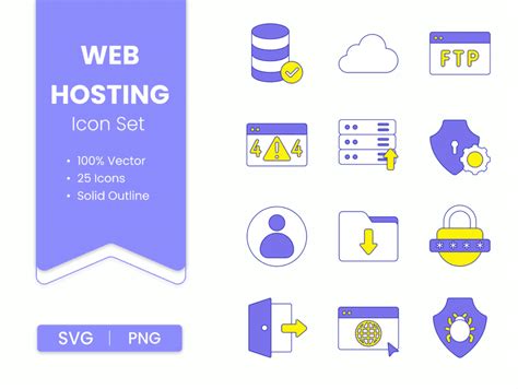 Image result for Web Hosting Icon Set