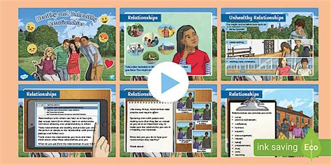 Healthy and Unhealthy Relationships Powerpoint