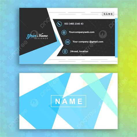 2 Sided Business Card Template 的图像结果