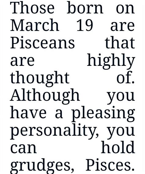 March 19 Pisces Zodiac Sign