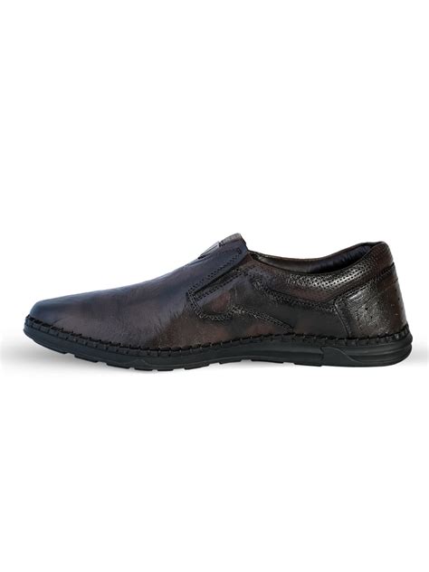 BUCKAROO Genuine Leather Casual Loafer for Men | Mens Slip on Shoes: G