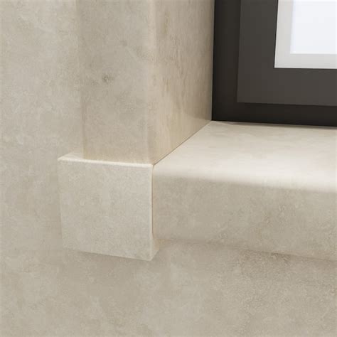 FlexStone Window Sill Trim Kit In Creme Travertine FLXWTK648R4CT at ...