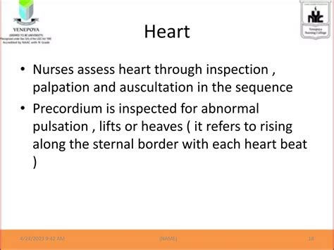 Health Assessment -Anterior chest , heart , abdomen examination.ppt