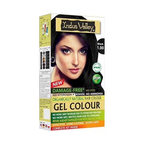 INDUS VALLEY Damage Free Natural Gel Hair Colour for Women | Ammonia ...