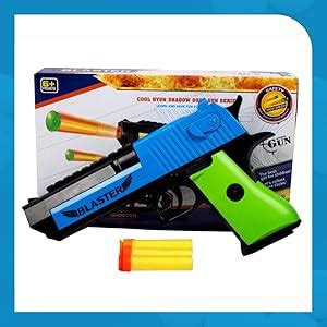 Tector Super Blaster Soft Bullet Gun : Amazon.in: Toys & Games