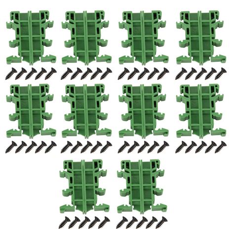 Hilitand 10sets PCB DIN C45 Rail Circuit Board Mounting Bracket Holder ...