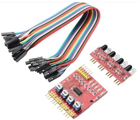 4 Channel Infrared Tracking Sensor Module IR Line Patrol For DIY Smart ...