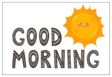 Good Morning Sunshine Clip Art