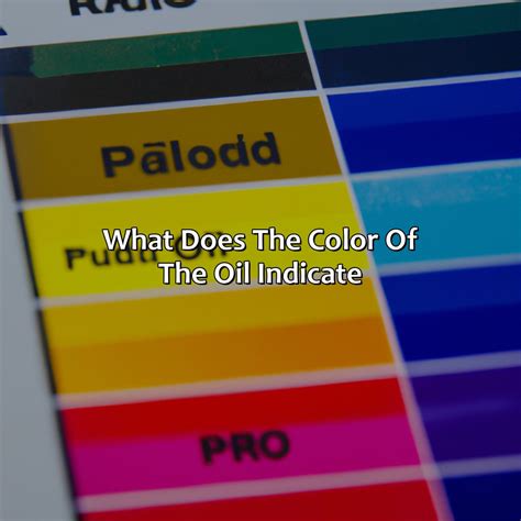 What Color Should Oil Be In A Car - colorscombo.com