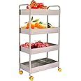 Swadhin Stainless Steel Perforated Folding 4-Tier Fruits & Vegetable ...