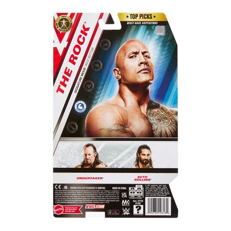 WWE Basic Top Picks 2024 Wave 2 The Rock Action Figure