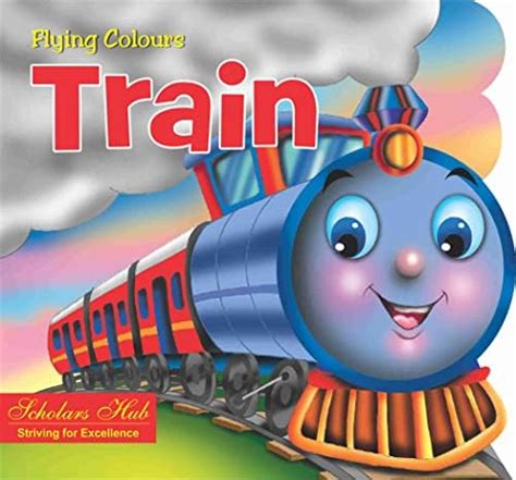 Buy Flying Colours Cut Out Board Books: Train (Transport) (Die-Cut ...