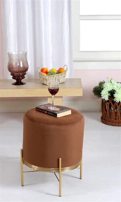 Shadowkart Ottoman Pouffes Sitting Mudda Puffy Stool for Living Room ...