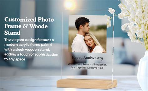 Amazingily Customized Acrylic Photo Frame 8x6 Inches | Personalized ...