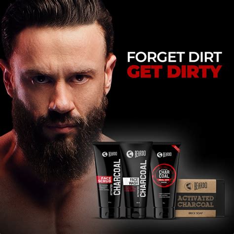 Beardo Charcoal 4-in-1 Combo | Face Scrub, Peel Off Mask & More ...