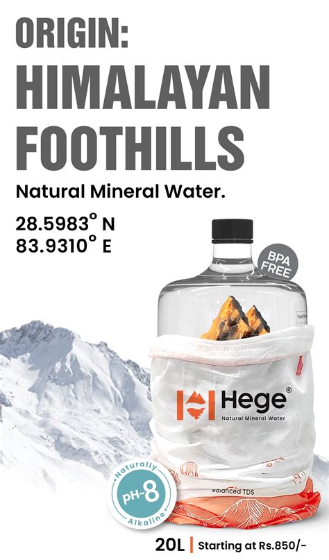 Himalayan Pure Alkaline Natural Mineral Water – Natural Hege