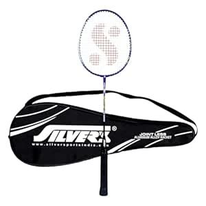 Buy Silver's Jointless Aluminium Alloy Composite Storm Badminton Racket ...