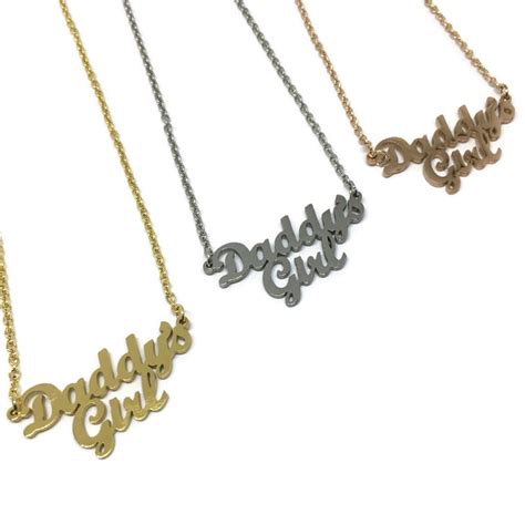Daddy's Girl Signature Necklace – Gifts From The Crypt
