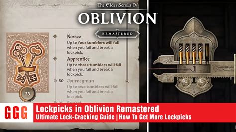 Lockpicks in Oblivion Remastered – How to Get More & Unlock