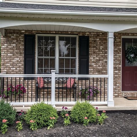 Freedom Bella Premier Series 8-ft x 36-in White Vinyl Deck Rail Kit in ...