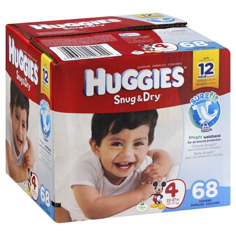 Huggies Snug & Dry Disney Mickey Mouse Big Pack Diapers Size 4 (22-37 ...