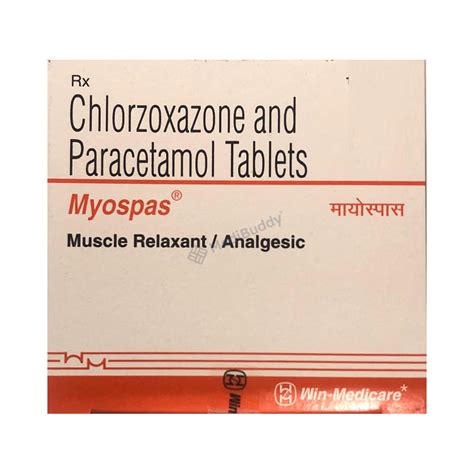Myospas Tablet: Price, Uses, Side Effects & How to Use - MediBuddy