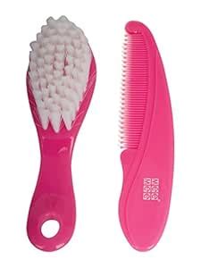 Buy Mee Mee Soft Grip Brush and Comb Set (Pink) Online at Low Prices in ...