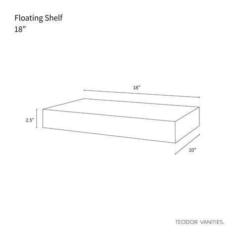 White Oak Floating Shelf - Teodor Vanities United States