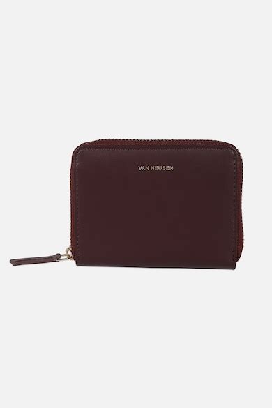 Buy Women Maroon Solid Casual Wallets Online - 39830051 | Van Heusen