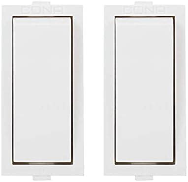 CONA 9251 Status 1 Way Modular Switch 6A White, Pack of 2 |Electric ...