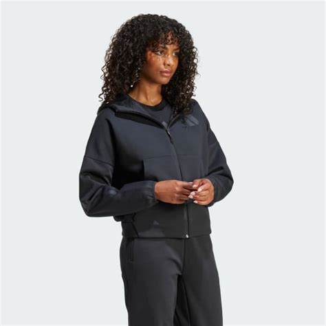 adidas Z.N.E. Full-Zip Hoodie - Black | adidas India