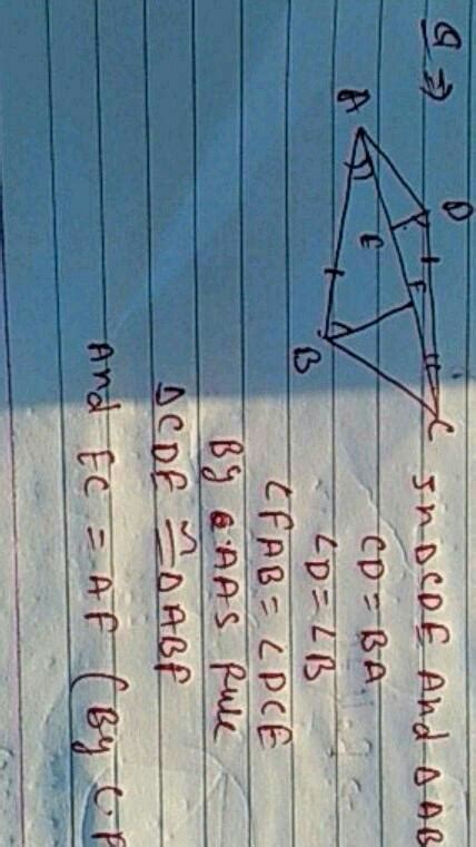 9. In the figure shown below, the congruent parts are marked, Prove ...