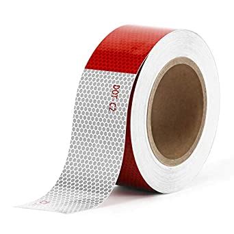 Kohree Reflective Tape 2 inches x 30ft Reflective Safety, DOT C2 Red ...