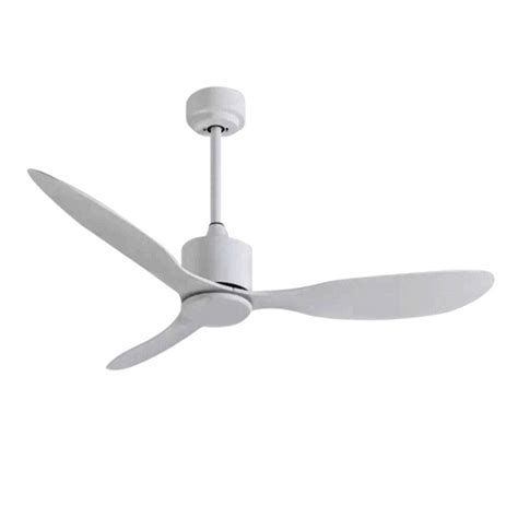 JS-LXR VG0006A Modern Designer Fans Riversand Finish 3 white ABS Blade