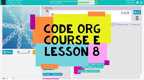 Code.org Lesson 26 Level 8 的图像结果