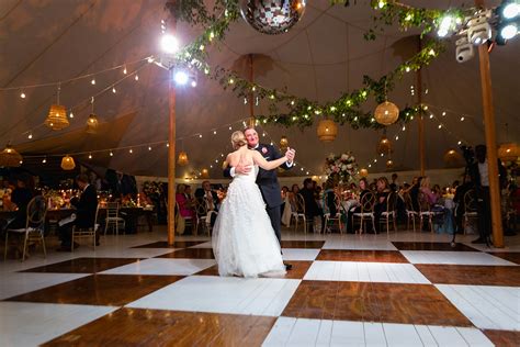 Checkered Dance Floor - Sperry Tents Marion, Inc.
