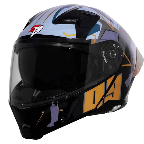 Steelbird Sba 20 09 Matt Black Mettalic Henna Flip Up Helmet – Sparkly ...