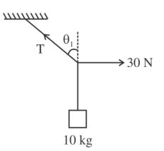 A mass of 10 kg is suspended vertically by a rope of length 5 m from ...