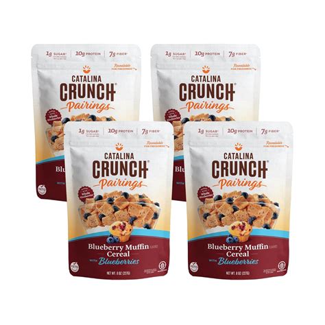 Amazon.com: Catalina Crunch Pairings, Blueberry Muffin Cereal 4 Pack ...