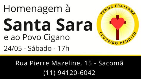 Homenagem à Santa Sara, Rua Pierre Mazeline, 15, São Paulo, SP, 24 May ...