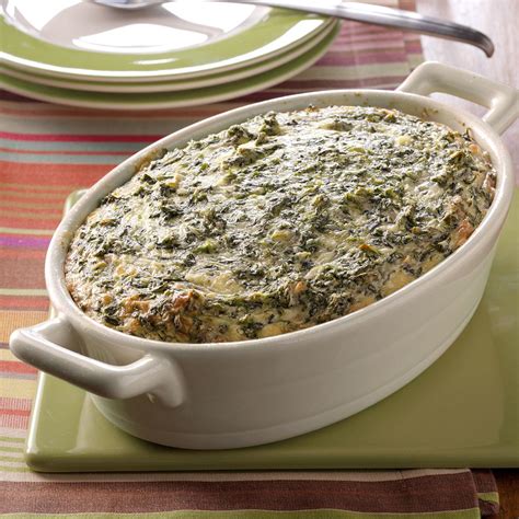 Spinach Souffle Side Dish Recipe | Taste of Home