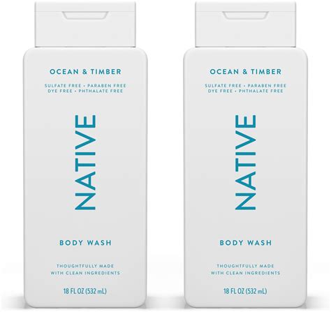 Amazon.com : Native Moisturizing Body Wash Contains Naturally Derived ...