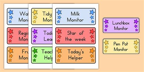 Editable Classroom Helper Badges (teacher made) - Twinkl