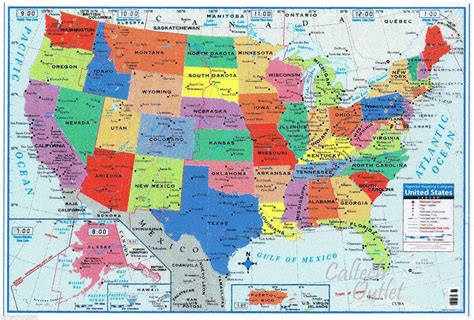 Large Map of United States 的图像结果