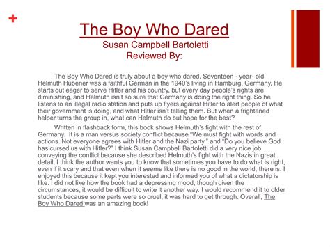 The boy who dared | PPTX